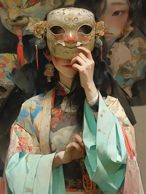 私家影院国风动画幕后配图